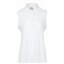Slazenger Sleeveless Polo Shirt Womens White