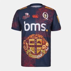Canterbury Queensland Reds Warm-Up T-Shirt 2025 Adults Navy