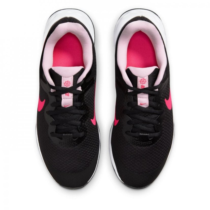 Nike Revolution 6 Big Kids' Running Shoe Black/Pink