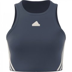 adidas Future Icons 3-Stripes Tank Top Womens Preloved Ink
