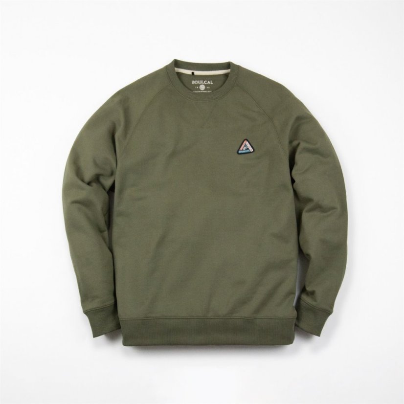 SoulCal Crew Neck Sweater Green