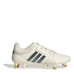 adidas RS15 Avaglide Womens Soft Ground Rugby Boots White/Black