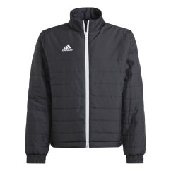 adidas Kids' Entrada 22 Light Long Sleeve Quilted Jacket Black