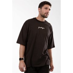 Hype Men's Oversized Regular Fit T-Shirt Black