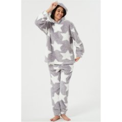 Linea Star Sherpa Twosie Grey/White