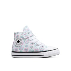 Converse Kids' Chuck Taylor All Star Hea Canvas High-Top Trainers 102-White/Oop