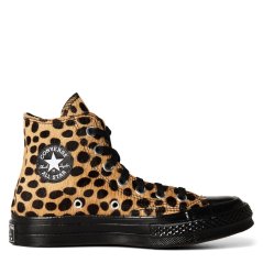 Converse Unisex Adults Chuck 70 Pony Hair High-Top Trainers 704-Gold/Blac