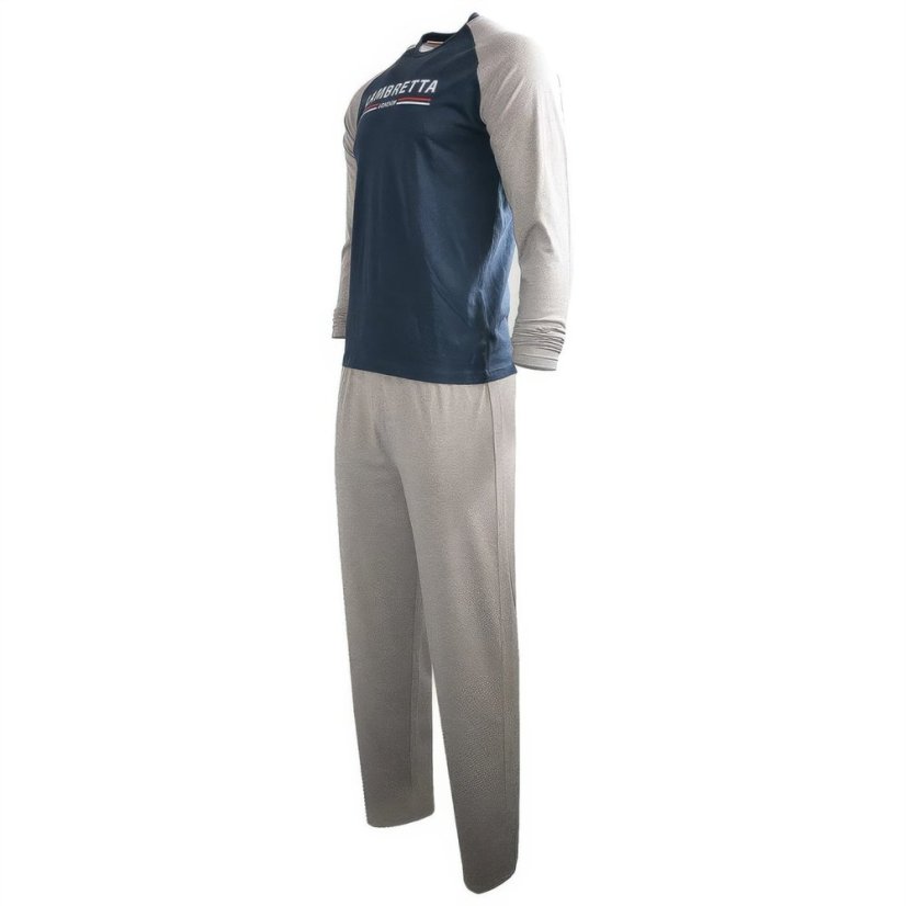 Lambretta Loungewear Set Navy/Charcoal