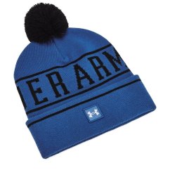 Under Armour Men's Halftime Pom Beanie Blue