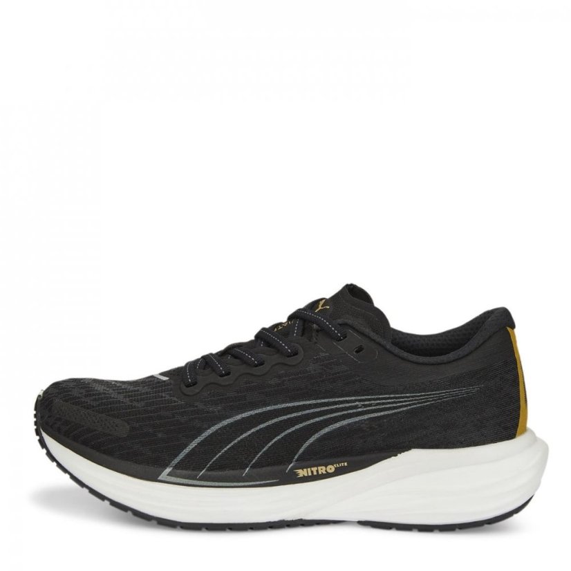 Puma Deviate Nitro 2 Women's Running Shoes Black/Gold