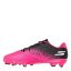 Skechers Razor Juniors Firm Ground Football Boots Black/Pink
