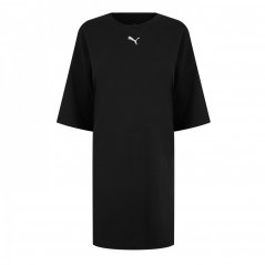 Puma Single Cat T-Shirt Dress Womens Black