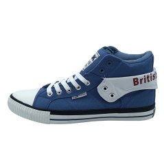 British Knights Roco Fold Over Mens Hi Tops Ink/White/Red