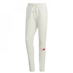 adidas Fleece Jogging Pants Mens Off White