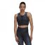 adidas Training Light-Support Long-Line Tiger-Print Bra Womens Maggre/Black
