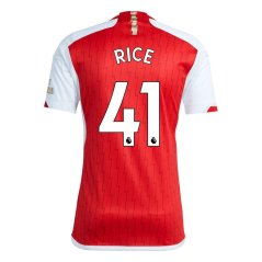 adidas Arsenal Declan Rice 2023 2024 Juniors Red/white