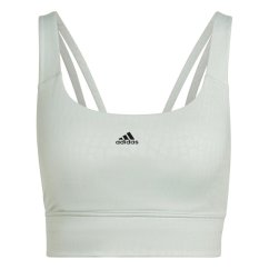 adidas Powerimpact Training Medium-Support Longline Bra Green