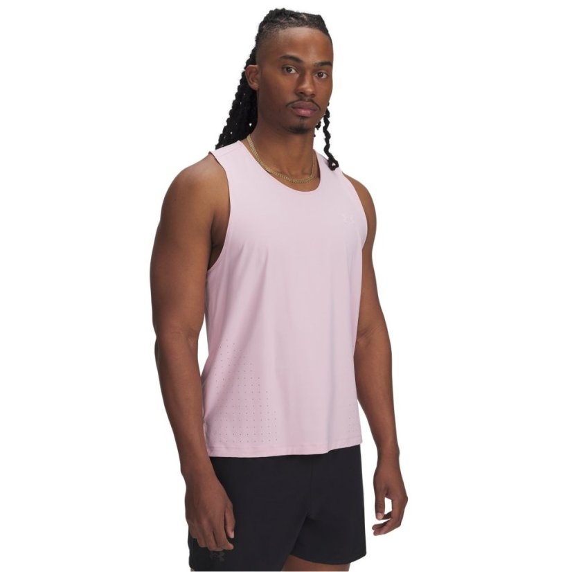 Under Armour Men's Launch Performance Running Vest Pink