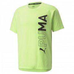 Puma Training Short Sleeve pánske tričko Fluo Green