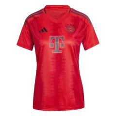 adidas FC Bayern Munich Home Shirt 2024 2025 Womens Red