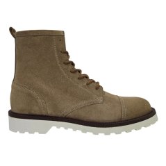 Firetrap Men's Wiland Suede Ankle Hiker Rugged Boots Sand