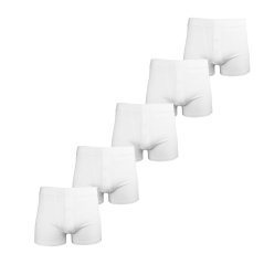 Donnay Mens Comfort-Fit Boxer 5-Pack White