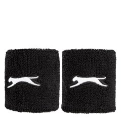 Slazenger 2 Pack Wristbands Black