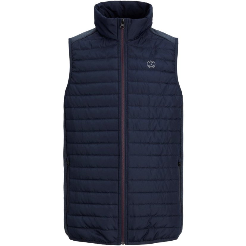 Jack and Jones Kids' Classic Sleeveless Zip Gilet Navy Blazer