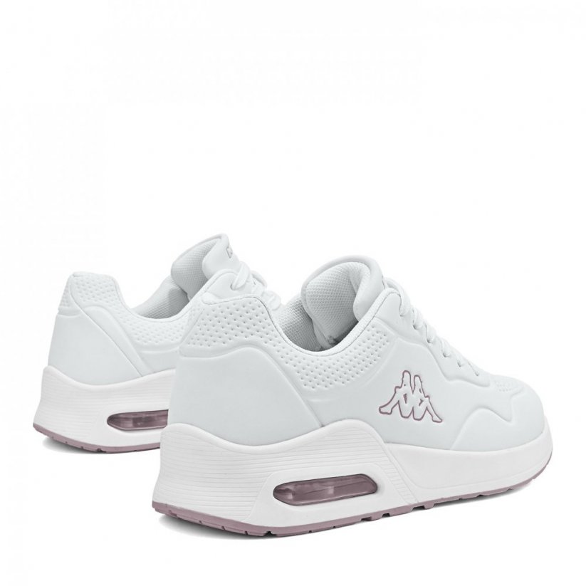 Kappa Bolla Junior Air Bubble Trainers White/Pink