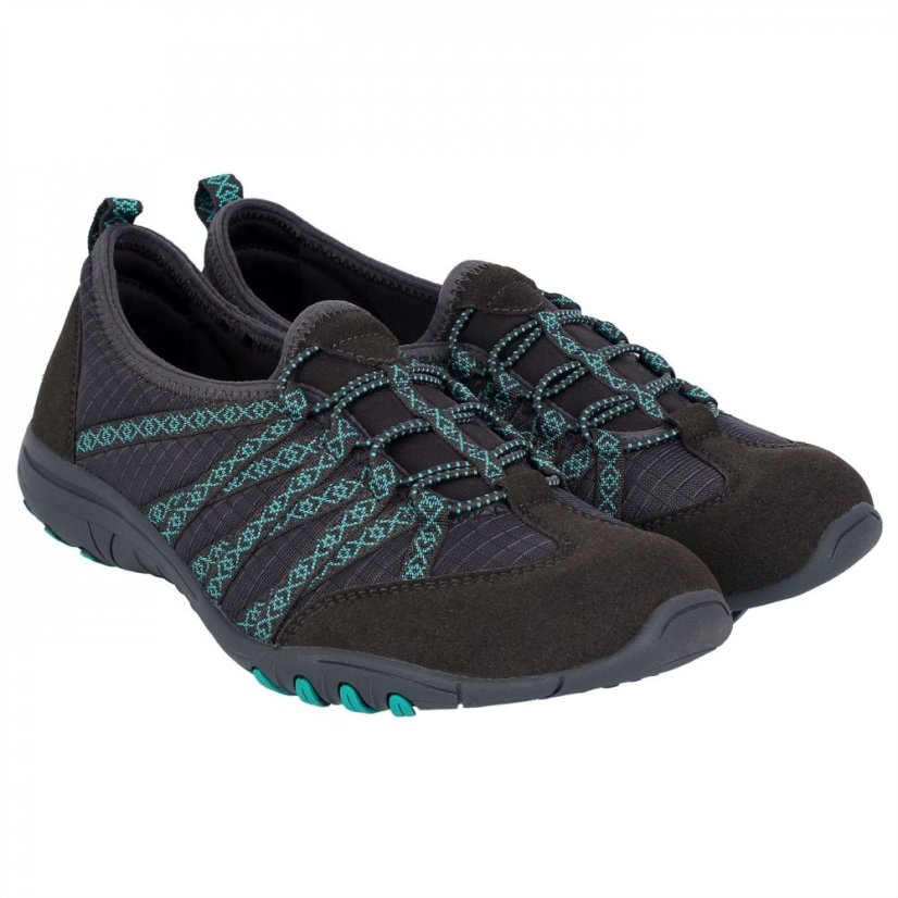 Slazenger Verve Trainers Ladies Grey/Teal