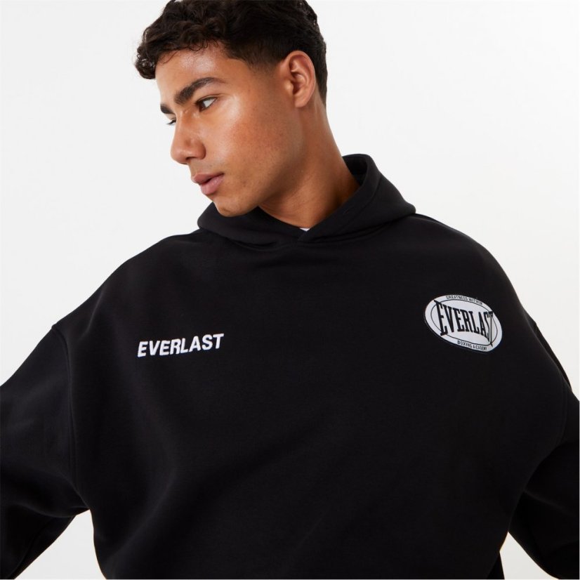 Everlast Warp Graphic Overhead Hoodie Black