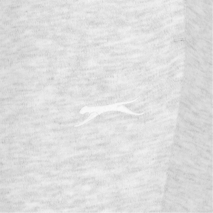 Slazenger Fleece Interlock Shorts Womens Grey Marl