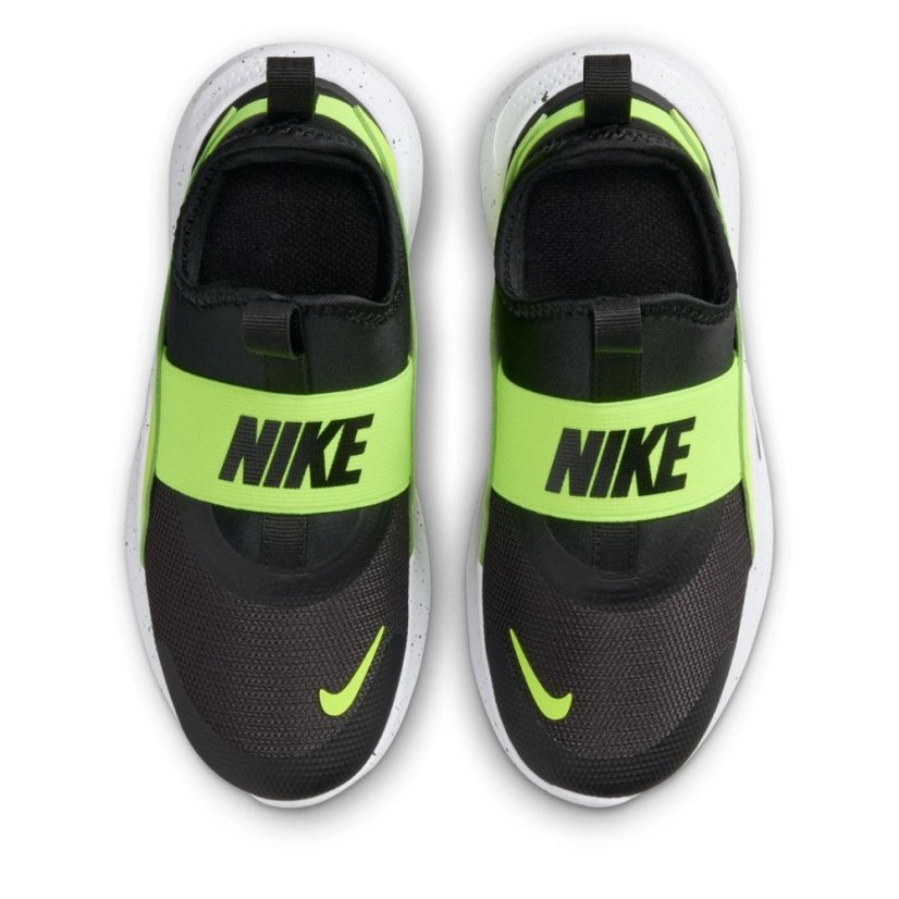 Nike Flex Runner 4 Shoes Childrens Black/Volt