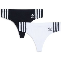 ADIDAS ORIGINALS Adidas Originals Comfort Flex Cotton Thong 2-Pack Assorted