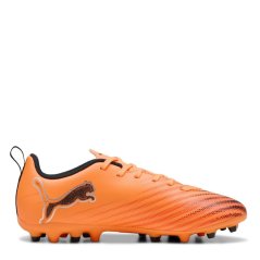 Puma Unisex Kids' Ultra 6 Play Mg Firm Ground Football Boots Heat Fire-Bla