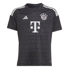 adidas Bayern Munich Goalkeeper Shirt 2023 2024 Juniors Black
