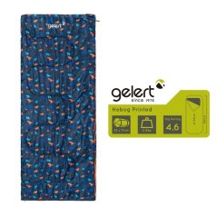 Gelert Printed Sleeping Bag Junior Blue Dino