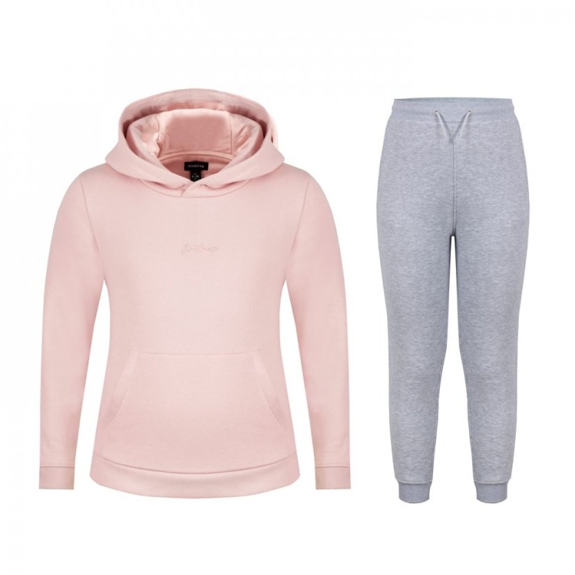 Firetrap Junior Girls 2pc Jogger Set Pink