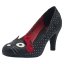 TUK Anti Pop Heel Ladies Black/White