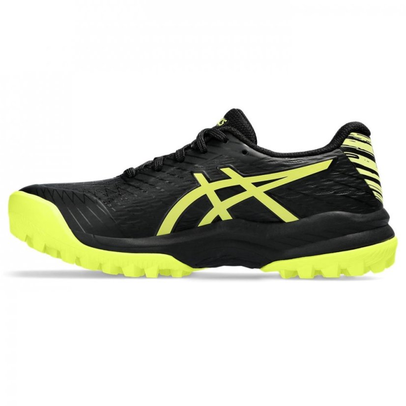 Asics Gel-Field Speed Gs Hockey Shoes Unisex Kids Blk/Glw Yllw