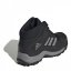 adidas Terrex Hyperhiker Mid Hiking Shoes Junior Black/Grey