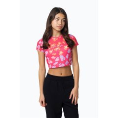 Hype Kids' Leopard Regular Fit T-Shirt Pink