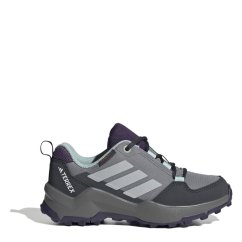 adidas Terrex AX4r Hiking Shoes Juniors Grey/Aqua