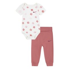 Nike Kids' AOP Bodysuit Legging Set Adobe