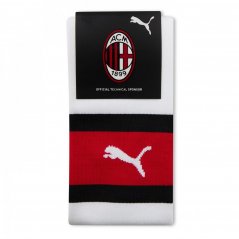 Puma AC Milan Stripe Sock Pm Wht/Tg Rd