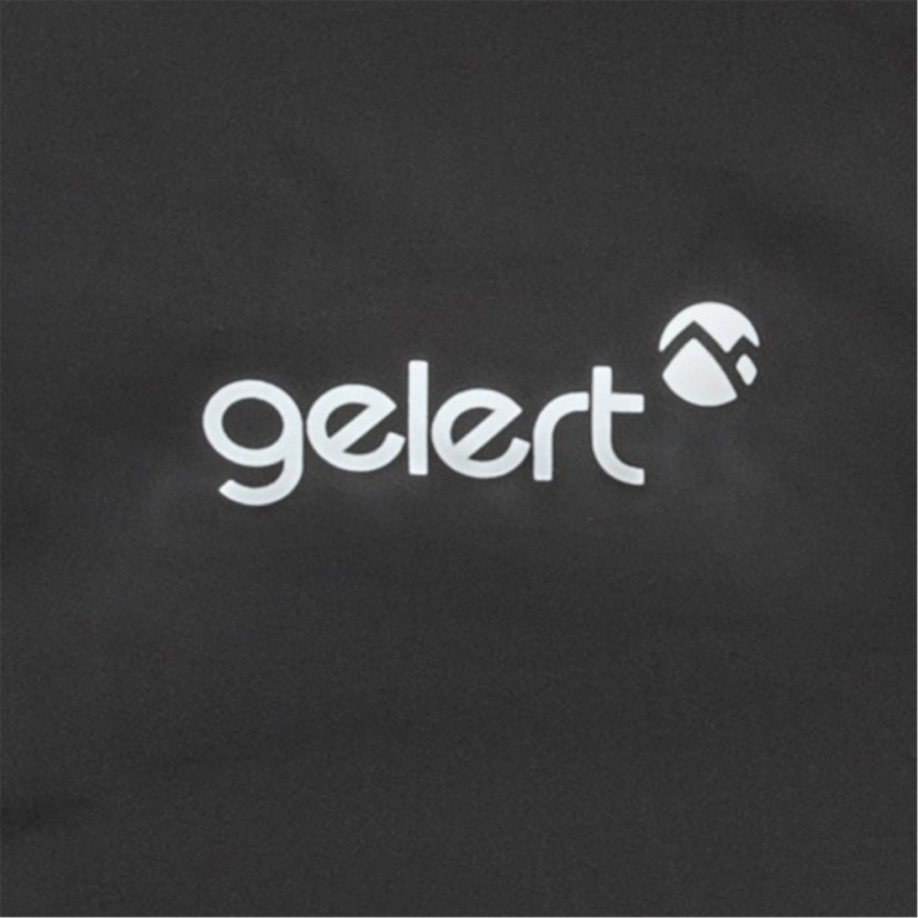Gelert Kids' Dursley Waterproof Long Sleeve Hooded Jacket Black
