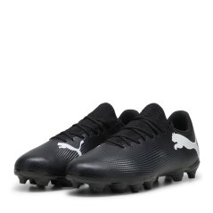 Puma Future 7 Play Firm Ground Football Boots Black/White
