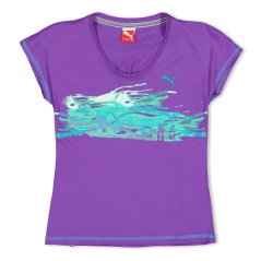 Puma Girls Wave Tee Infants Purple