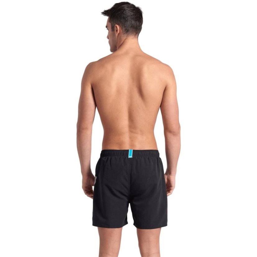 Arena Fundamentals Logo Swim Shorts Mens Black White