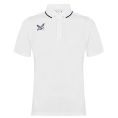 Castore AMC Media Polo Mens White/Navy